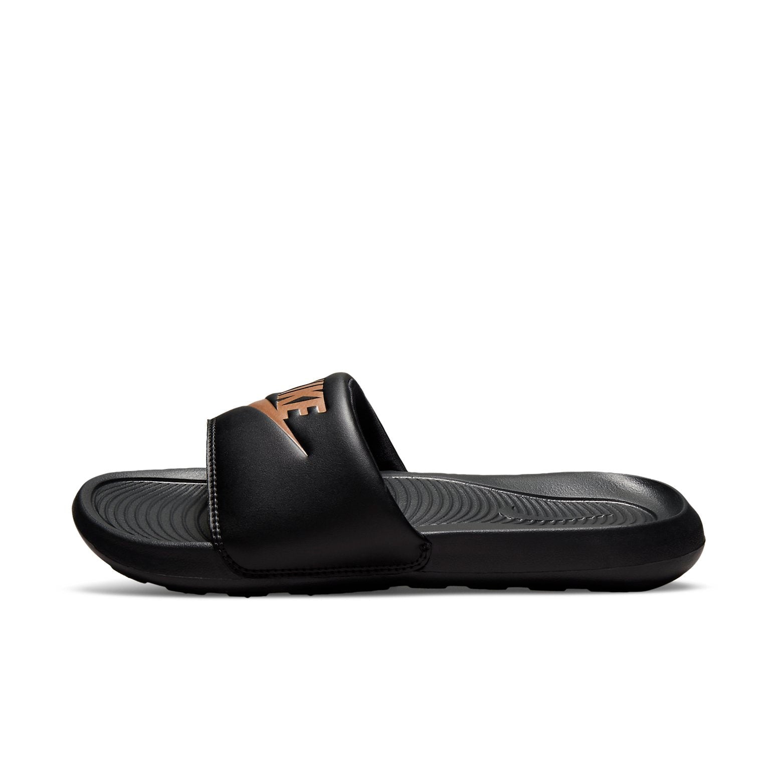 (WMNS) Nike Victori One Slide 'Black Metallic Red Bronze' CN9677-001