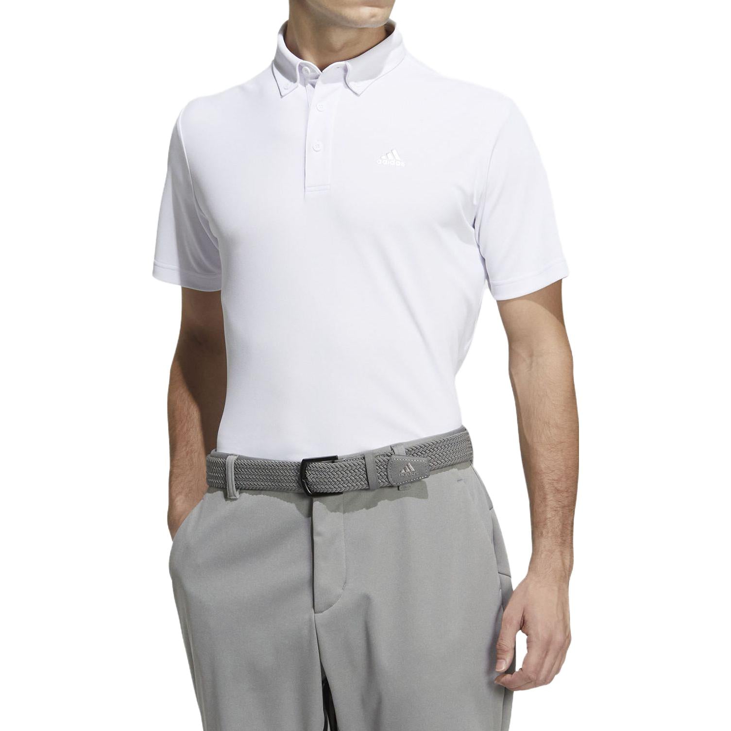 adidas Golf AEROREADY Pique Polo Shirt 'White' H64607