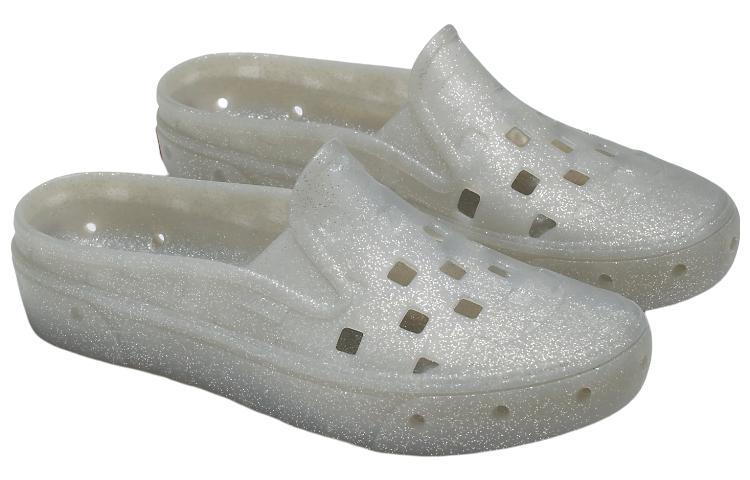 Vans Slip-On Mule TRK Glitter Shoes 'Grey' VN0005V8BGF