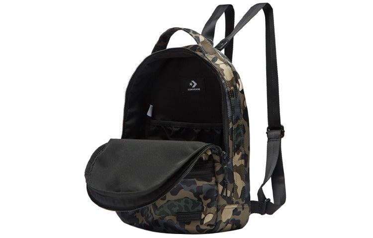 Converse Mini Backpack Camo 'Olive Military Green Black' 10007020-A01