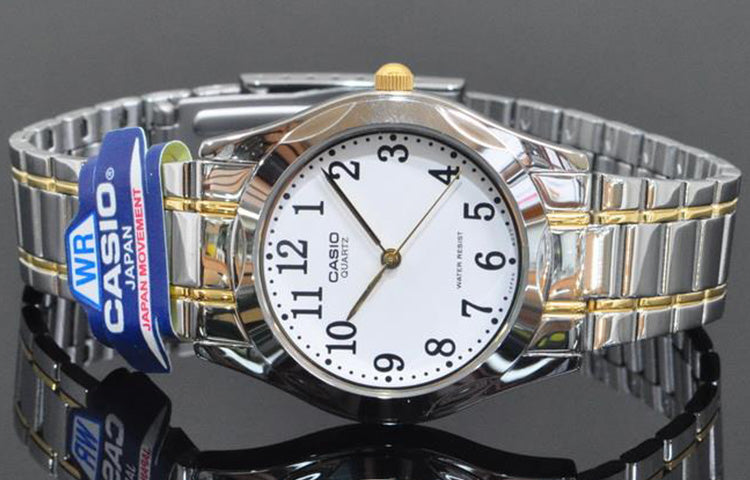 CASIO Stainless Steel Strap Silver Analog LTP-1275SG-7B