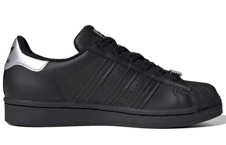 (GS) adidas Superstar J 'Black White' FV3722