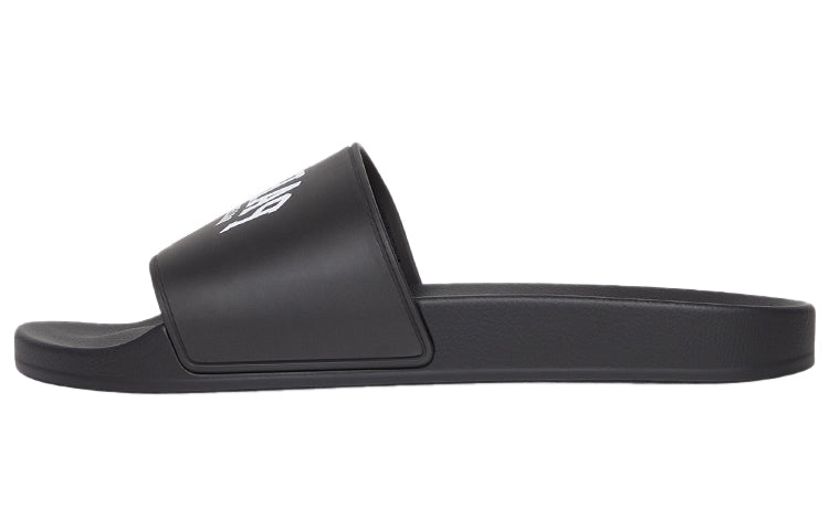 Balenciaga Pool Slides Cities Paris 'Black' 689031W1S9A1001