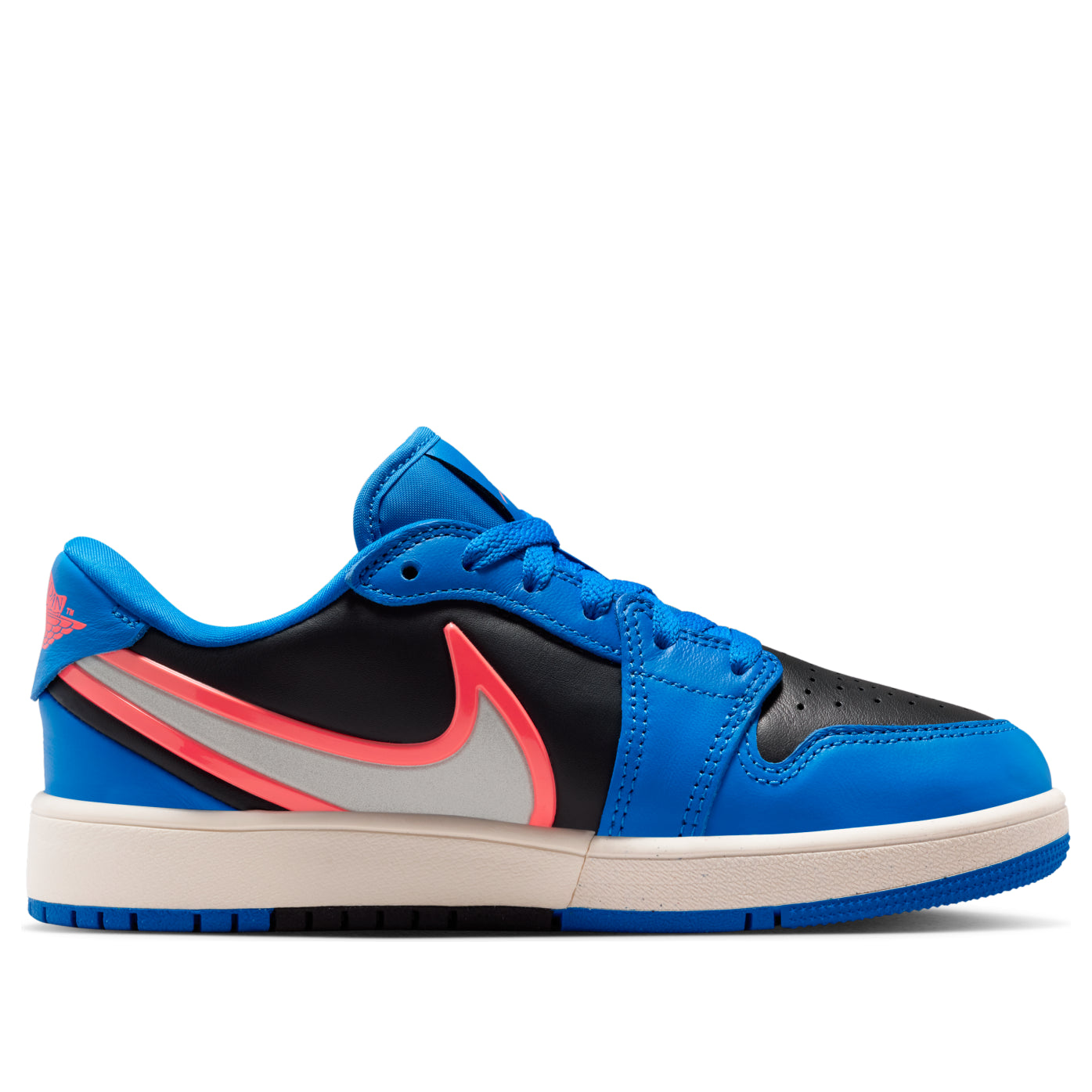 (GS) Air Jordan 1 Low RM 'Photo Blue Silver Hot Lava'  HQ2024-400