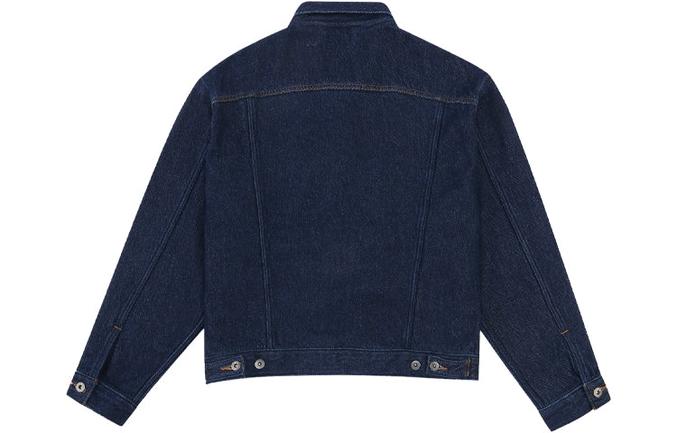 Men's Levis Blue lapel Loose Pocket Denim Jacket Blue 21261-0005