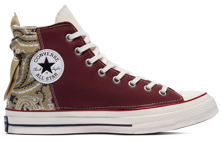 Converse Chuck 70 Canvas LTD High 'Maroon Paisley Patchwork' 172907C