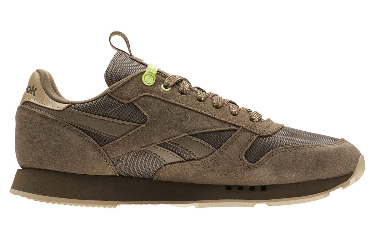 Reebok Classic Leather 'Brown Neon Green' CN3618
