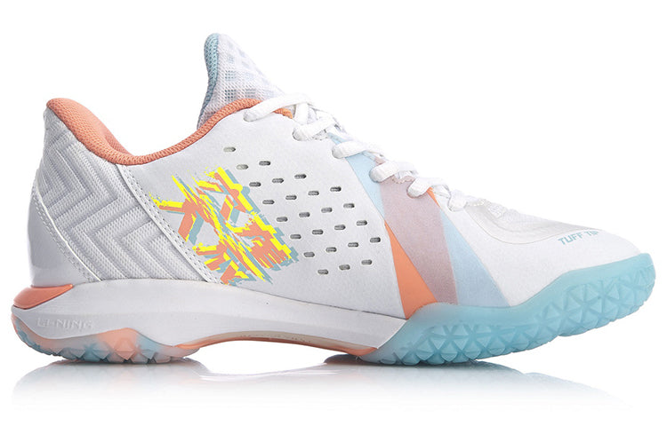 (WMNS) Li-Ning Dagger 3 'White Orange Blue' AYAQ012-1