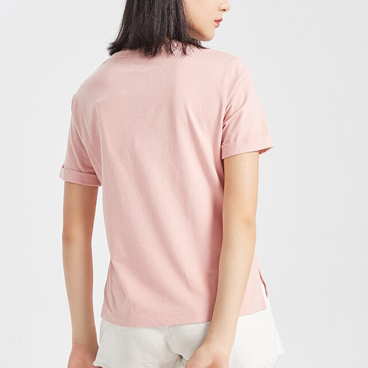 Li-Ning Sports Fashion Series Loose Short Sleeve Rose Pink AHSQ258-2