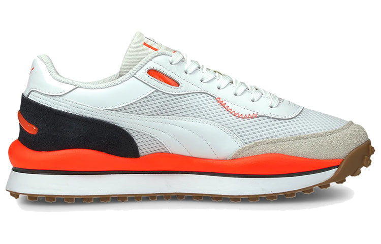 PUMA Style Rider Warm Texture White/Brown/Red Low sneakers 373382-05