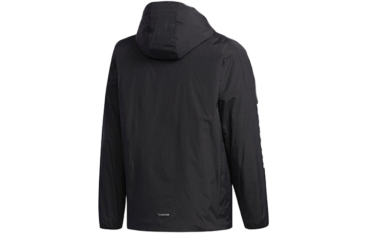 adidas Sports Woven hooded Logo Jacket Black ED1900