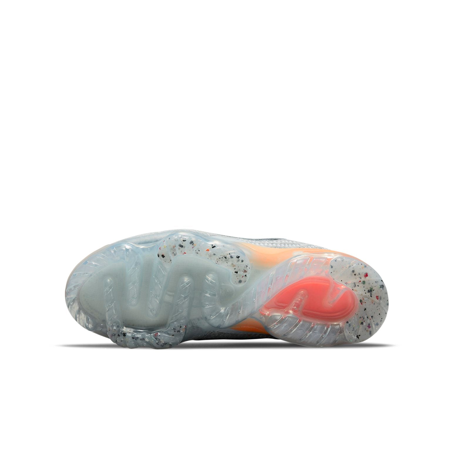 (GS) Nike Air VaporMax 2021 Flyknit 'Grey Fog Bright Mango' DB1550-002