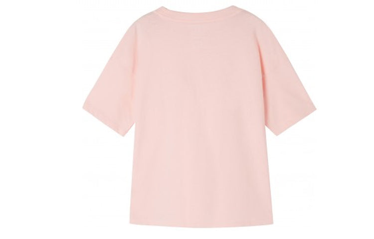 (WMNS) New Balance Chest Logo Short Sleeve Pink WT01840-PSA