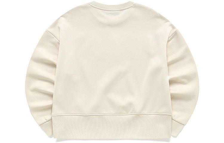 (WMNS) FILA FUSION Logo Pullover 'Beige' T11W145206F-IY