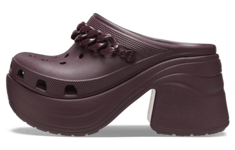 (WMNS) Crocs Siren Chain Clog 'Dark Cherry' 209018-6WD