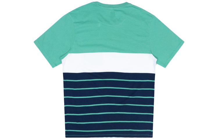 Men's Levis Stripe Pattern Round Neck Pullover Short Sleeve Colorblock T-Shirt 19342-0146