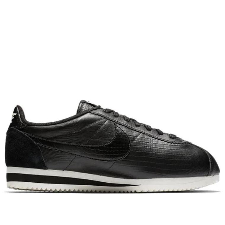 (WMNS) Nike Classic Cortez Leather 'Black Dark Grey-White' 833657-005