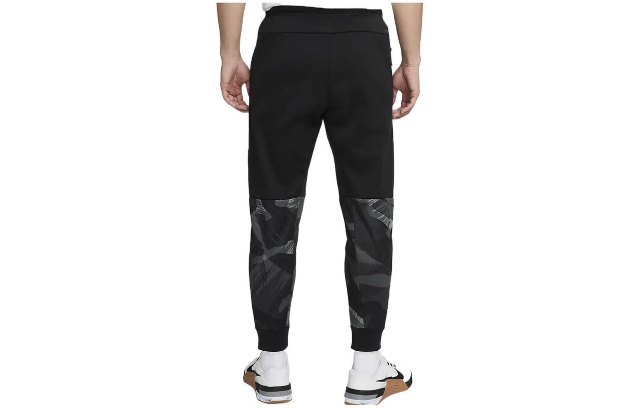 Nike Pattern Printing Bundle Feet Sports Pants Men's Black DQ6619-010