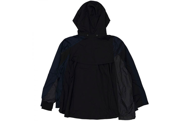 (WMNS) Nike x sacai Double-Zip Jacket 'Black Dark Obsidian' CD6297-010