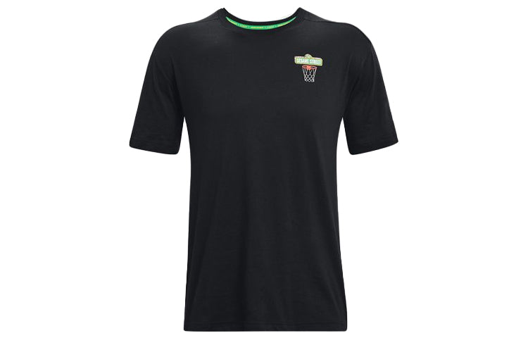 Under Armour Curry Sesame Street Graphic Tee 'Black' 1366621-001
