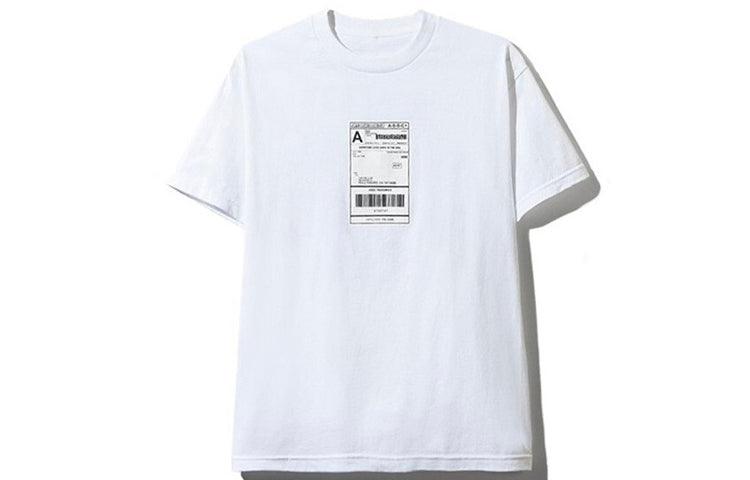 ANTI SOCIAL SOCIAL CLUB Pattern Short Sleeve Unisex White ASST330