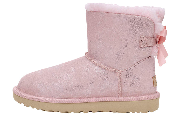 (WMNS) UGG Bow tie Snow Boots 'Pink' 9405852-PINK