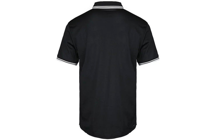 Nike Stripe Quick Dry Sports Short Sleeve Polo Shirt Black 830848-010