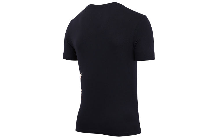 Air Jordan Alphabet Printing Short Sleeve Black CZ2342-010