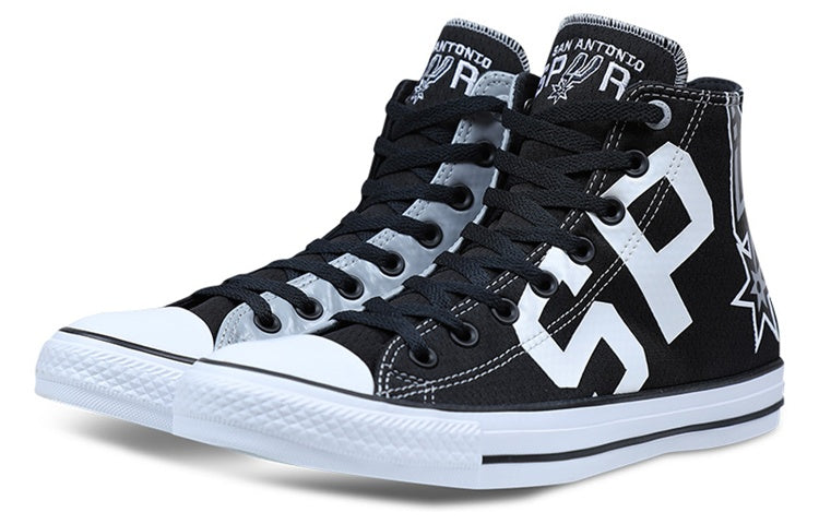 Converse Chuck Taylor All Star 70s Hi Franchise San Antonio Spurs 'Black Silver' 159420C