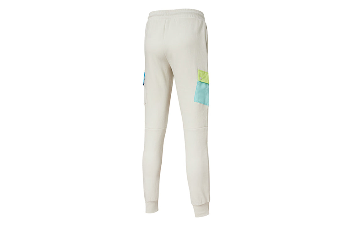 PUMA Patched Track Pants 'White Blue' 532182-05