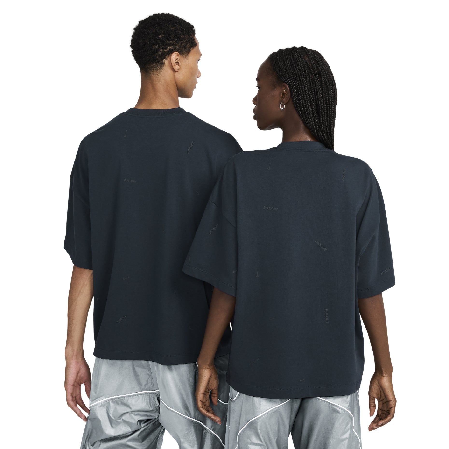Nike x Jacquemus Short Sleeve T-Shirt Asia Sizing 'Dark Obsidian' HF7112-475