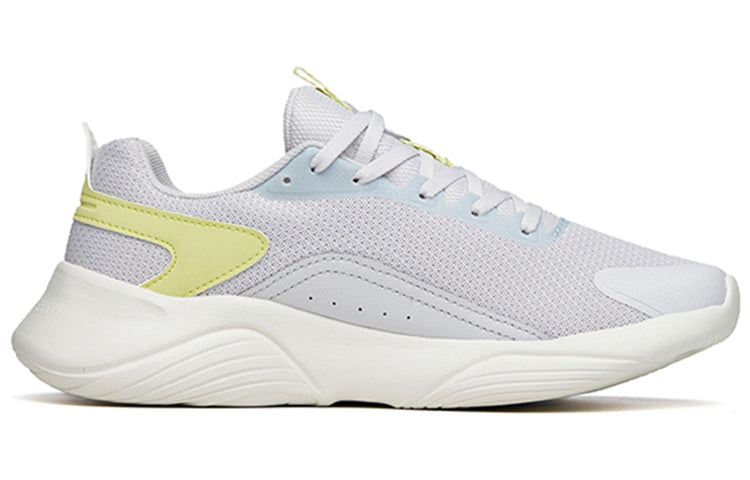 (WMNS) ANTA Running Series Sneakers 'Grey Blue Yellow' 122215571-4