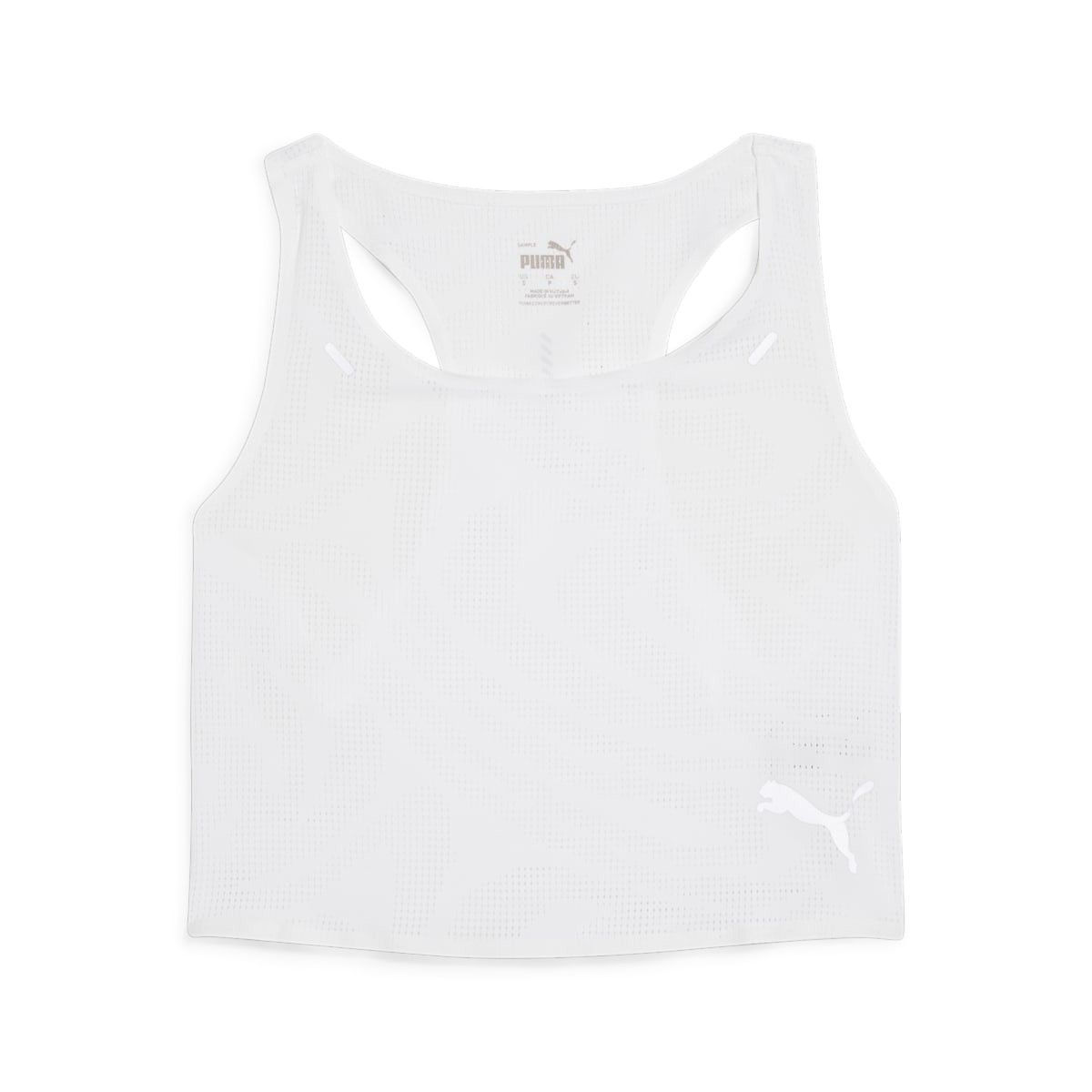 (WMNS) PUMA RUN ULTRASPUN Running Crop Top 'White' 525060-02