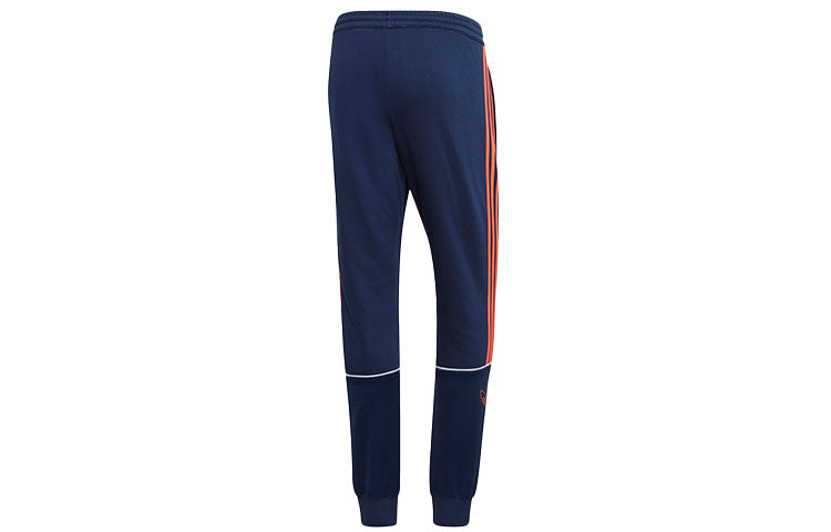 adidas originals Casual Sports Bundle Feet Long Pants Blue FM3908