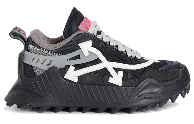 (WMNS) Off-White ODSY-1000 Low 'Black' OWIA180F198000761001