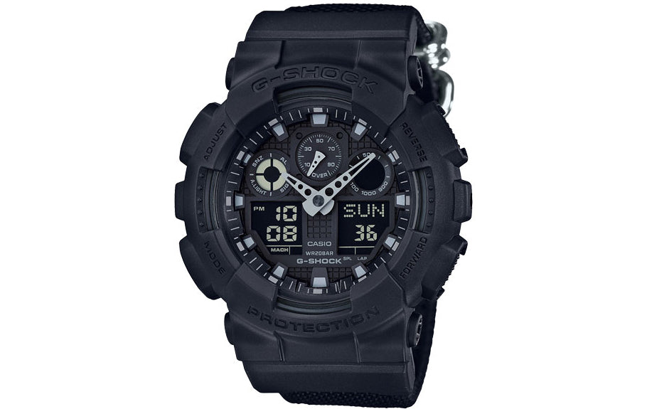 CASIO G-Shock Analog-Digital 'Black' GA-100BBN-1A