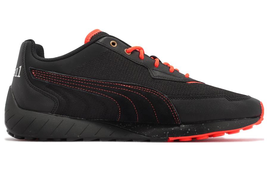 PUMA Porsche Legacy Speedfusion 911 Rallye Sneakers 'Black Red' 307299-01