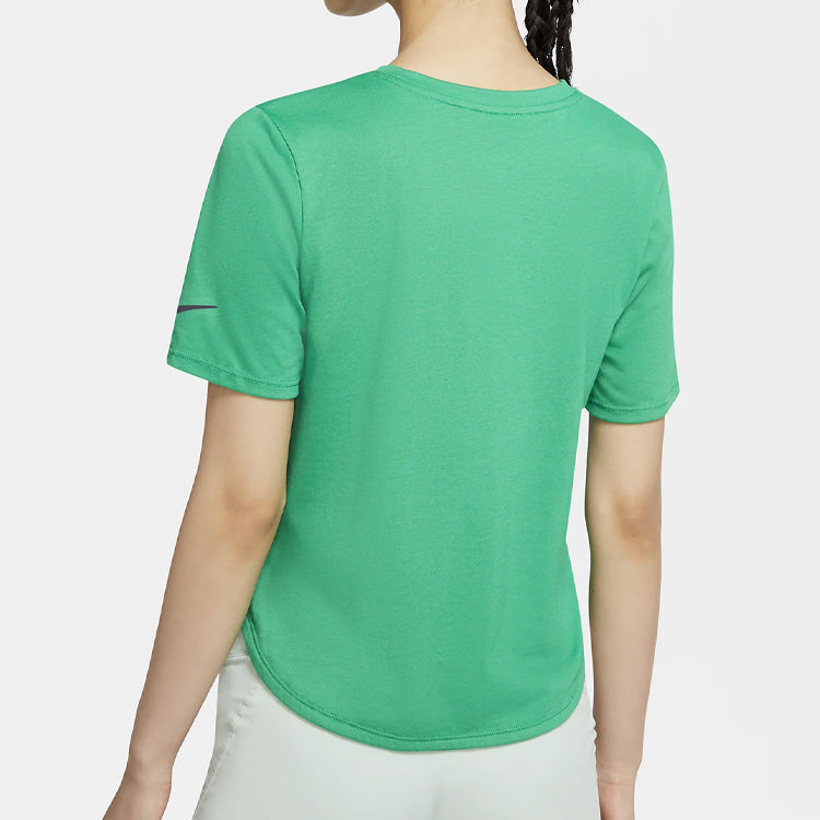 (WMNS) Nike SS20 Athleisure Casual Sports Short Sleeve Green CV1876-310