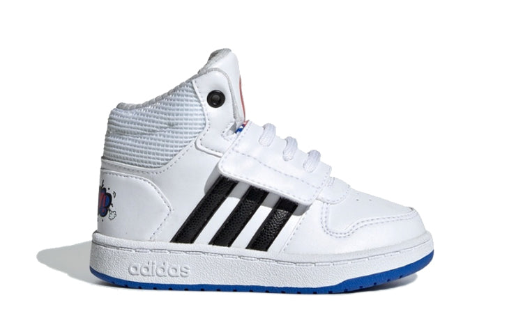 (TD) adidas adidas Hoops 2.0 Mid 'White Black Blue' EE8551