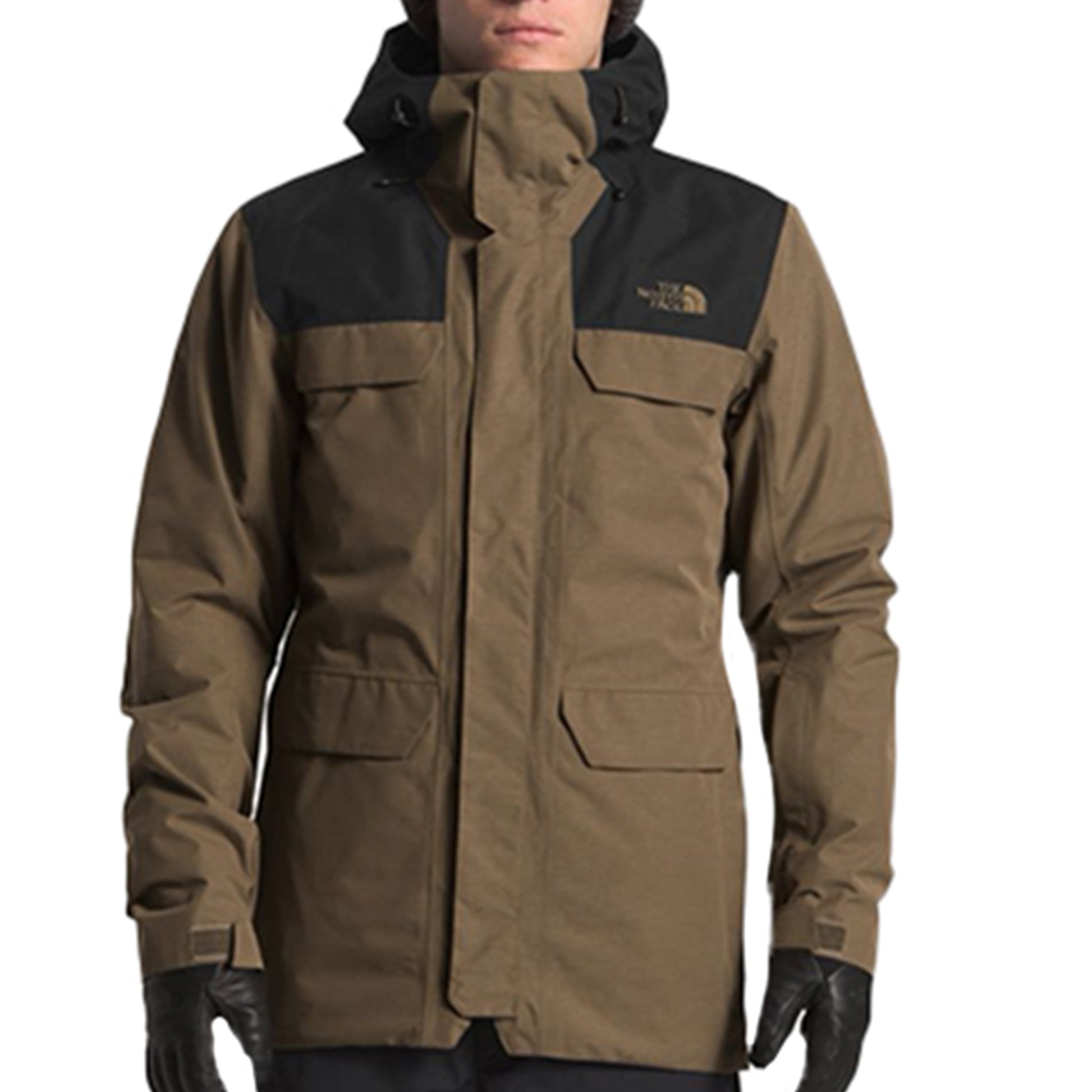 THE NORTH FACE Mens Alligare ThermoBall Triclimate Jacket 'Brown' NF0A3IFL1UV