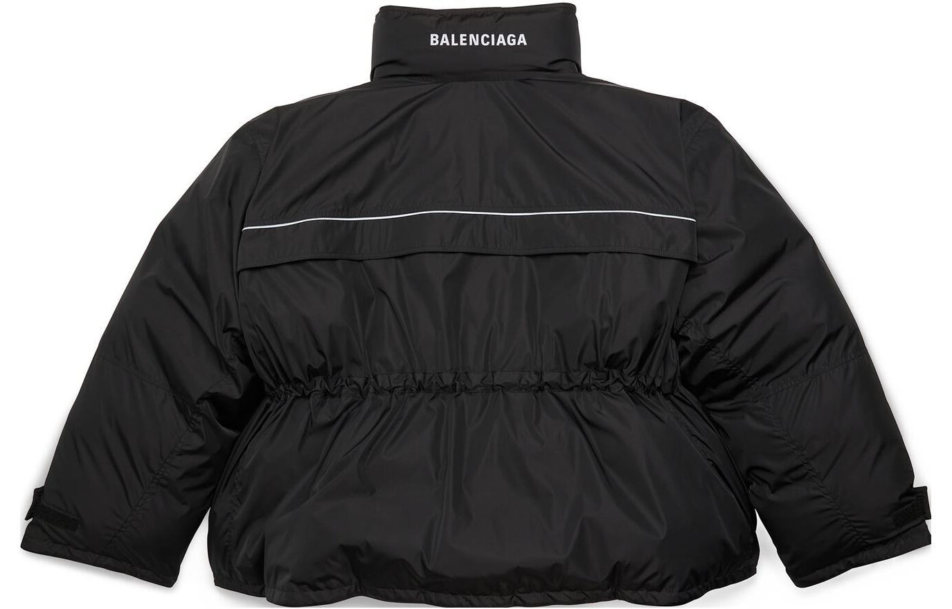 Balenciaga Wrap Parka Jacket 'Black' 751715TNO191000
