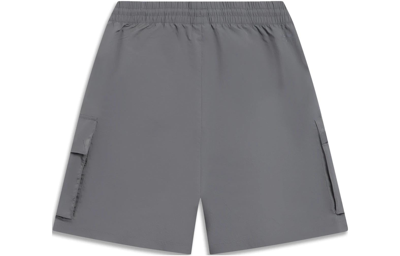 Li-Ning Counterflow Graphic Cargo Shorts 'Grey' AKST649-2