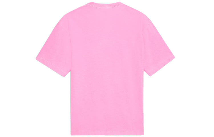 Balenciaga Sponsor Round-neck Tee Pink/Red 612965TJVD95764