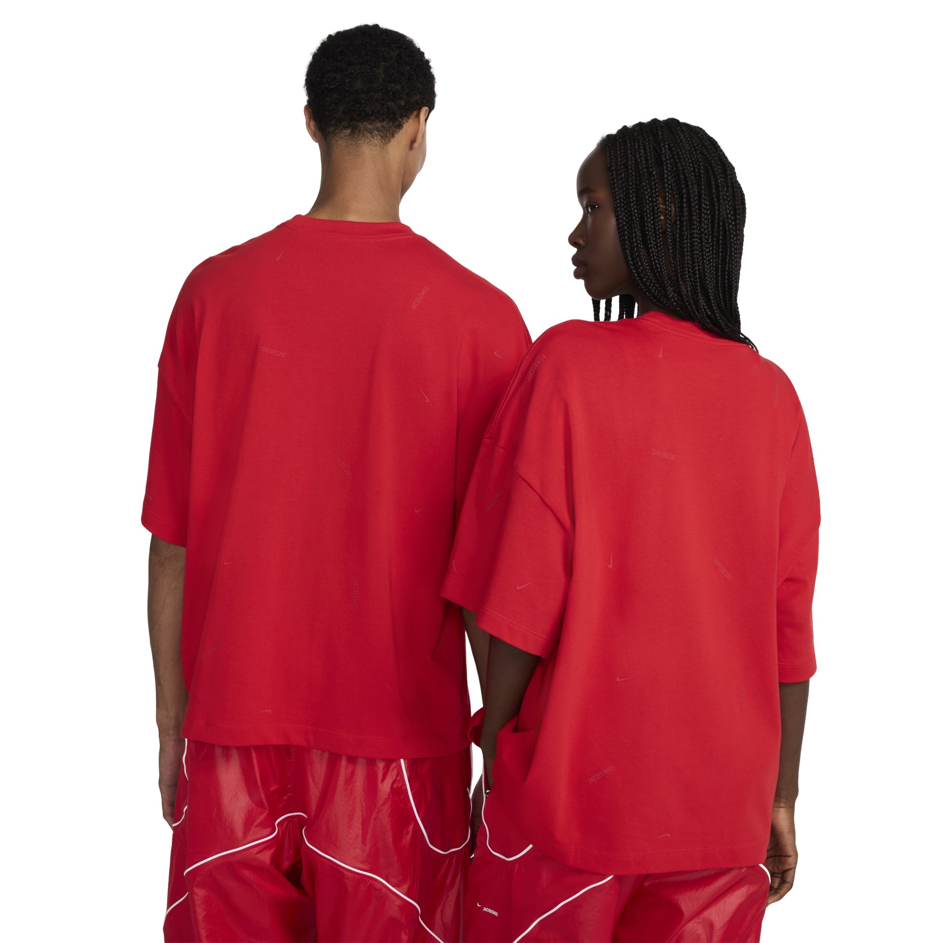 Nike x Jacquemus T-Shirt Asia Sizing 'Dark Red' HF7112-611