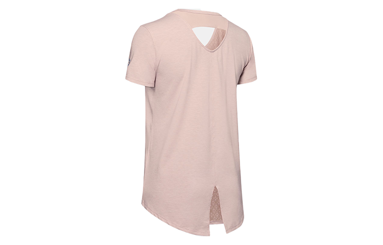 (WMNS) Under Armour Recovery Casual Sports Short Sleeve Pink Red 1329478-667