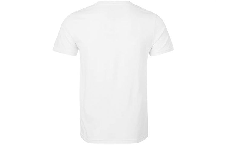 PUMA Round Neck Cozy Casual Breathable Short Sleeve White 596535-52