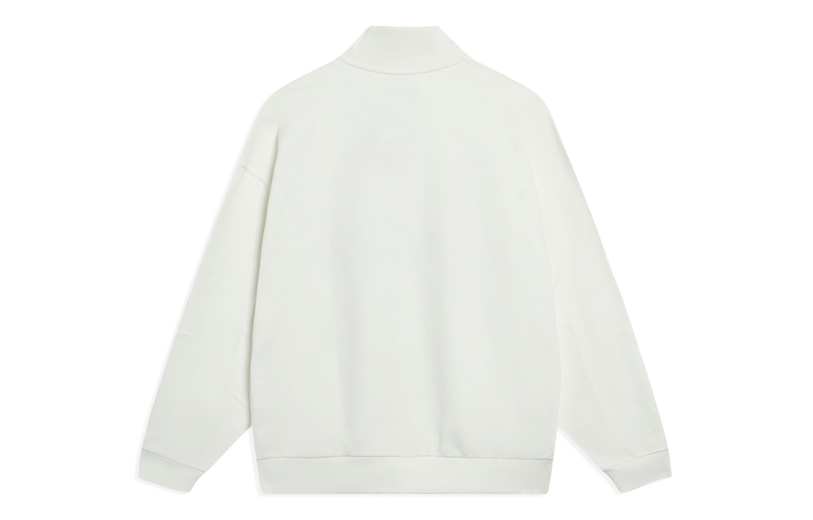 Li-Ning Skateboarding Graphic Half Zip Sweatshirt 'Creamy White' AWDT225-2