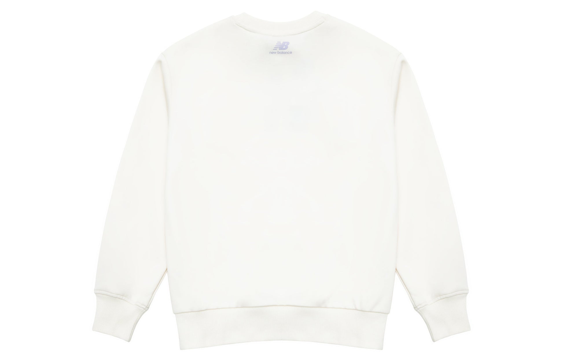 New Balance Logo Print Pullover Asia Sizing 'White Purple' 5CD12152-IV