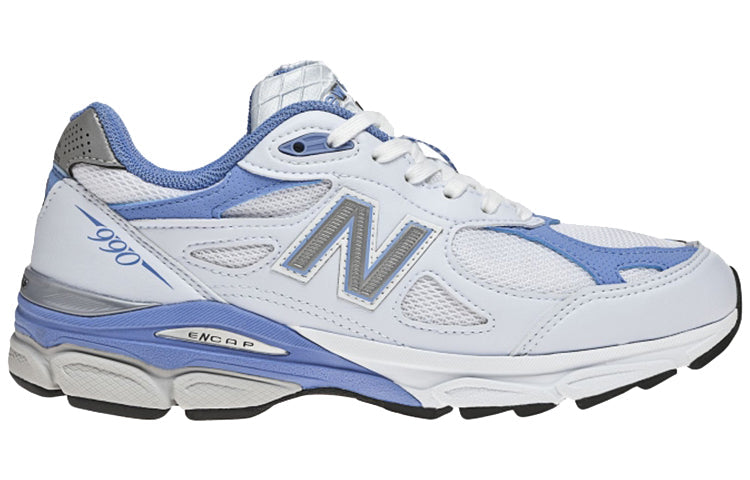 (WMNS) New Balance 990v3 Made In USA 'White Baby Blue' W990WB3