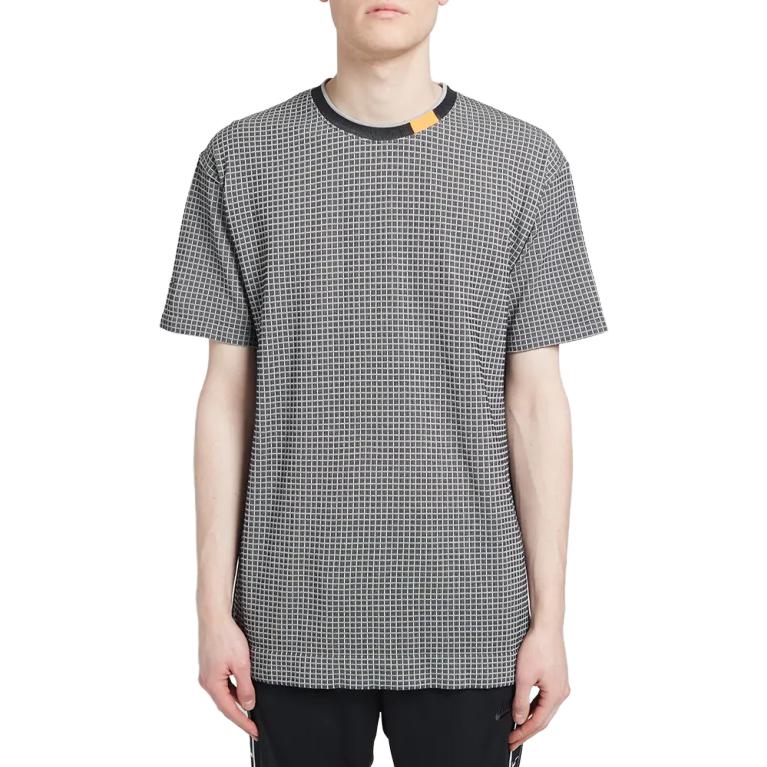 Nike Tech Pack Grid T-shirt 'Black Summit White Orange' AR1592-010